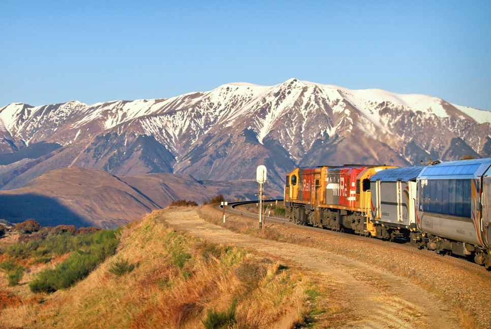 Train journey New Zealand